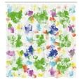thumbnail image 3 of Ambesonne Modern Shower Curtain, Vivid Ornaments, 69"Wx84"L, Multicolor, 3 of 5