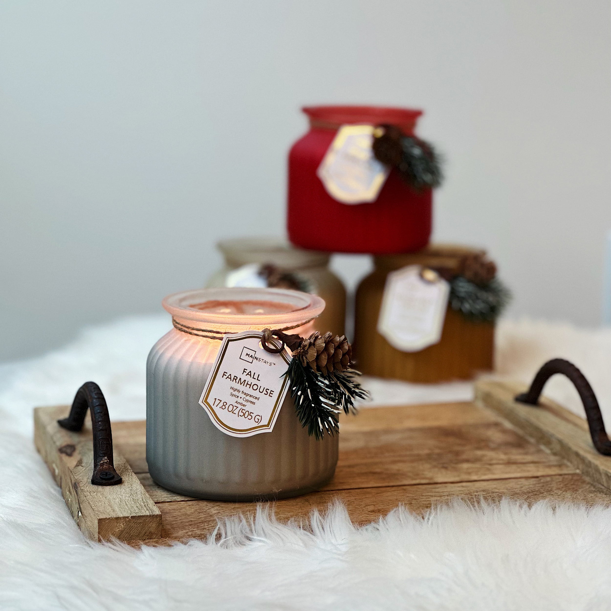 Fall Harvest Wood Wick Rustic Farmhouse Soy Candle – Candle Castle & Co.