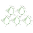 thumbnail image 1 of Cebo Suave Luminoso, 5 Piezas Señuelos De Pesca Luminosos Señuelos De Pesca En El Mar Cebos Aparejos con 5 Anzuelos De Acero Al Carbono para Pesca En Agua Dulce Y Salada, 1 of 5