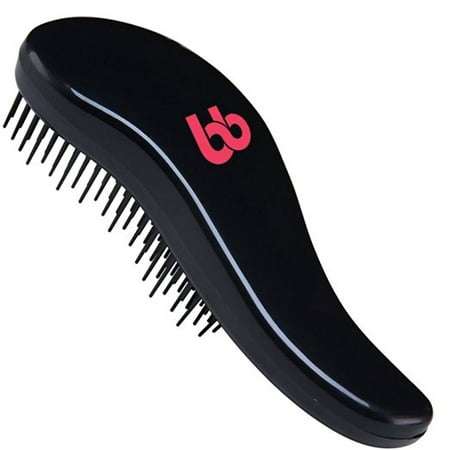 Detangling Hair Brush, Best Detangler Comb for Women, Men & Children, Black By Beauty (Best Comb For Straight Hair)