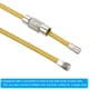 thumbnail image 5 of Uxcell 3.5" Cable de llavero de alambre 5 paquetes anillo de llave de acero inoxidable amarillo, 5 of 6