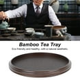 thumbnail image 4 of Premium Bamboo Tea Tray, Japanese Style Serving Board, Tea Dessert Food Dinner, Spacious Storage Capacity, 4 of 8