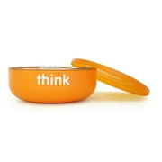 Angle View: Thinkbaby BPA Free Baby Bowl, Orange