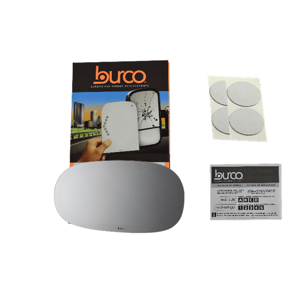 Burco 2828 Driver Side Replacement Mirror Glass For 1998-2002 Toyota Corolla