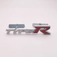 thumbnail image 4 of HUGFEGWE Chrome Metal Type-R Logo Car Front Grille Emblem Premium 3D Racing Sport Turbo Power Grill Badge (White&Red) AZ824-27495, 4 of 8
