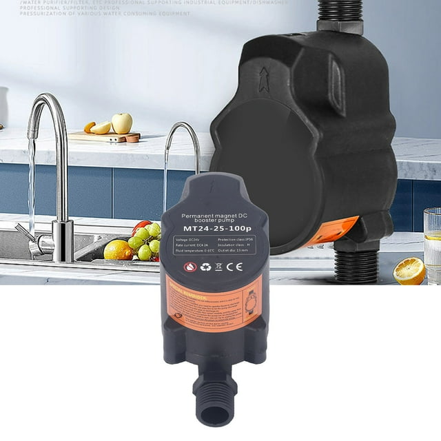 Bomba Elevadora De Presión De Agua, Elevador Automático De Presión De Agua Para Ducha Enchufe Europeo 100V-240V Ahorro De Energía IP56 Amplia Aplicación Para Baños
