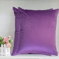 thumbnail image 4 of Throw Pillow Covers Decorative 2 Packs Ultra-Soft Purple Pillowcase 16 x 16 Inch for Couchair,Sofa,Bedroom,Car,Square Color, 4 of 7