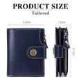 thumbnail image 6 of FALAN MULE Small Wallet for Women Leather Bifold Compact Small Womens Wallet with RFID Blocking, 6 of 7