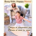 thumbnail image 2 of Wooden  Board - 37 Inch Finger Safe Wobble Board for Toddlers Kids Adults Indoor Outdoor, 2 of 8