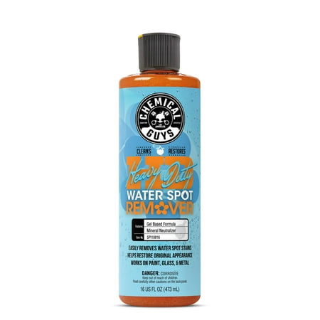 Chemical Guys Heavy Duty Water Spot Remover - Stain Removing Gel for Paint, Glass & Metal - Safe for Cars, Trucks, Motorcycles & More, 16 fl oz