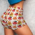 thumbnail image 4 of KLL pirate Octopus Pattern Workout Shorts for Women Scrunch Short Gym Yoga Running Sport Active Exercise Fitness Shorts-XX-Large, 4 of 8