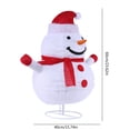 thumbnail image 4 of FLhrweasw Muñeco Nieve Iluminado Plegable para Navideña Jardín Al Aire Libre (muñeco Nieve), 4 of 9