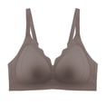 thumbnail image 3 of Kukoosong Bralette Bras for Women Fashion Plus Size Women's Thin Bra without Rims Gathering Breathable Underwear Daily Bras, Sizes L, 3 of 7
