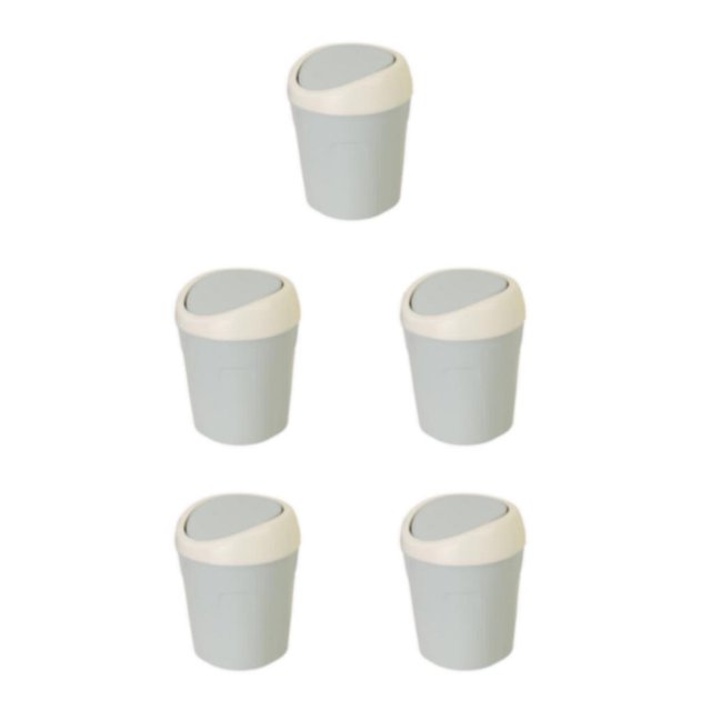 Ruiboury Eco-friendly And Innovative Waste Bin For Green Living Space-saving Lightweight Kitchen Trash Can blue 5Set