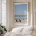 thumbnail image 5 of Relaxing on the Beach - Photography Beach Summer Seaside Coastal Ocean Waves Scenic Oak Framed Wall Art Print 16 x 20 inches, 5 of 12