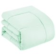 thumbnail image 3 of 7 Piece Comforter Set Bag Solid Color All Season Soft Down Alternative Blanket & Luxurious Microfiber Bed Sheets, Mint, Twin XL, 3 of 6