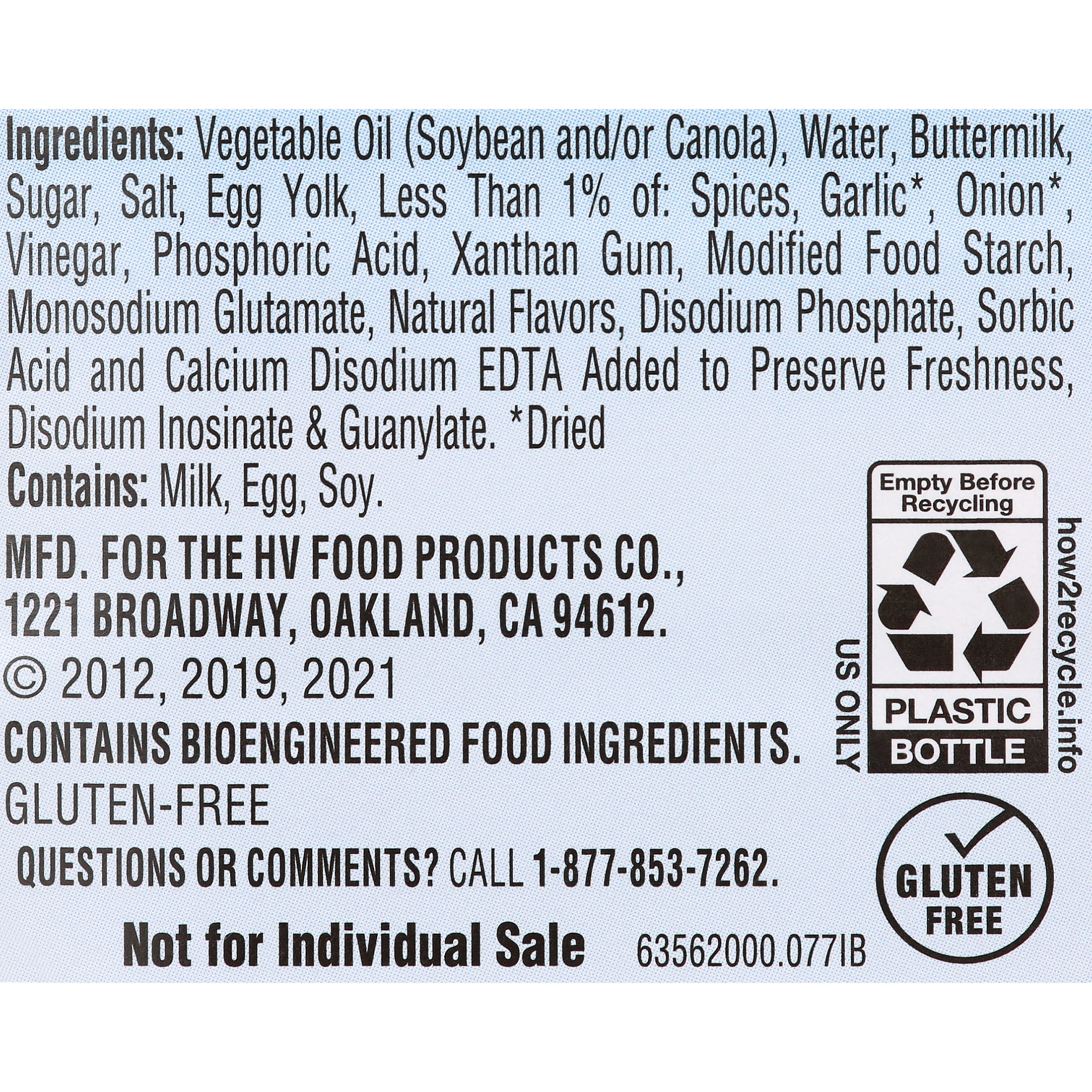 Hidden Valley� Original Ranch� Homestyle Salad Dressing & Topping, Gluten Free - 40 Ounce Bottles - 2 Pack (Package May Vary)