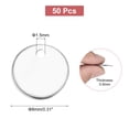 thumbnail image 2 of Uxcell 50Pcs Etiqueta de Estampado en Blanco de Acero Inoxidable, Colgante Redondo Grabado de Acero Inoxidable con Agujeros 8mm/0.31" Plata para Hacer Aretes de Joyería, 2 of 7