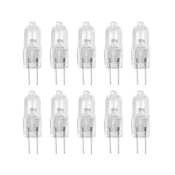 10 Pcs, G4 Halogen Lamp 12V 35W Pin Lamp Warm White