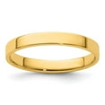 thumbnail image 5 of 14K Yellow Gold 3mm Light Weight Flat Band Ring Size 14, 5 of 7