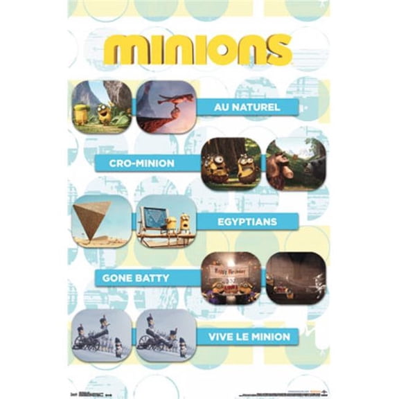 Minions - Grid Poster Print