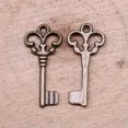 thumbnail image 5 of HOOUN Multicolour 280 Pcs Tibetan Silver Key Charms Pendant 21X10MM Diy Making B15972-Bronze Plated, 5 of 6