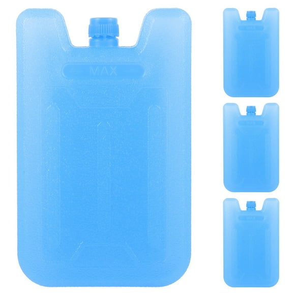 4 Pcs Bags for Ice Ice Bags Travel Ice Packs Reusable Ice Cases Air Conditioning Fan Ice Crystal Box Cooler Plastic