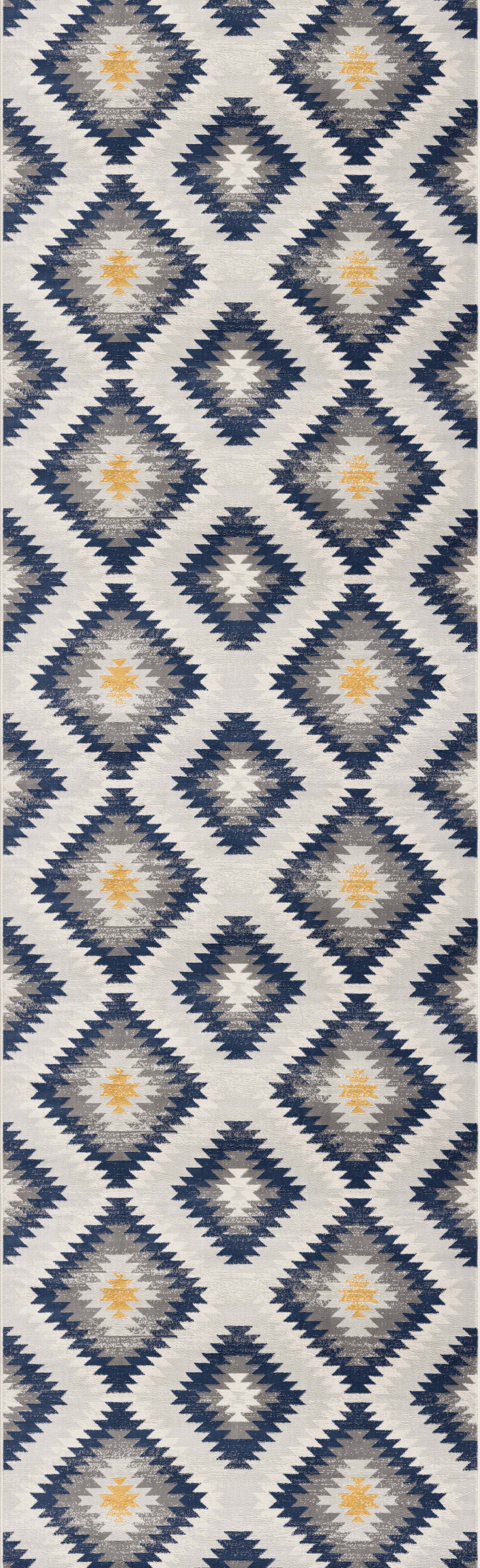 Rug Branch Savannah Collection Modern Ikat Area Rug