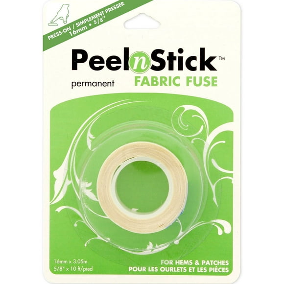 FABRIC FUSE Peel n Stick par HeatnBond, 16 mm x 3 m (5/8" x 10') 5/8 po x 10 pi