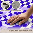thumbnail image 6 of ODIKA 8'x10' Washable Area Rug Grid Abstract Retro Wave Rhythm Plaid Crisp Purple Checkered Refined Structured for Living Room, Under Sectional, Family Room , Durable, Non-Slip, 6 of 7