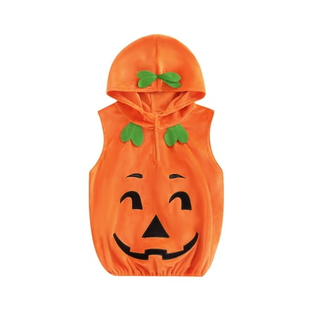 

Halloween Vest Toddler Girls Boys Sleeveless Print Tops Festival Fall Clothes