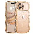 thumbnail image 1 of Funda para iPhone 16 Pro Max 6.9" BENTOBEN con Purpurina Transparente, 1 of 9