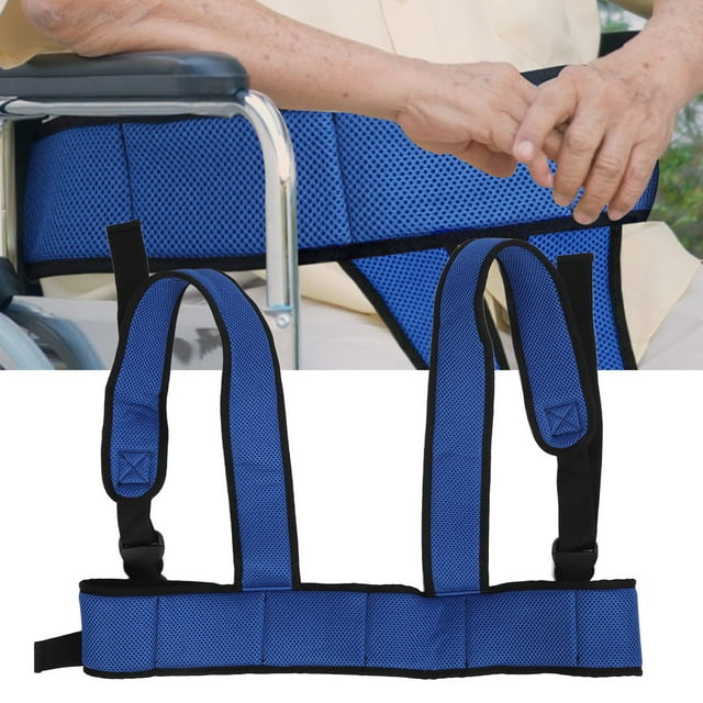 Fauteuil Roulant, Ceinture de Retenue Réglable Confortable 360 pour les Personnes Âgées