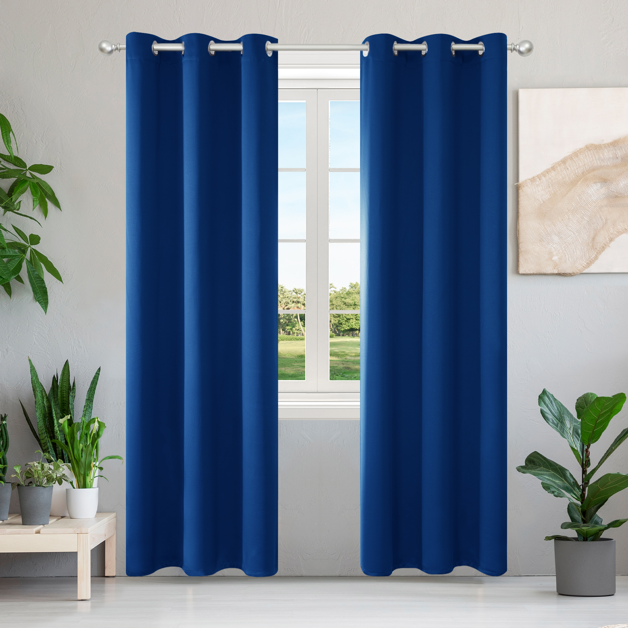 Deconovo Black Out Curtains, Thermal Insulated Solid Grommet Blackout Curtains/Drapes for Kid's