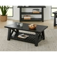 thumbnail image 3 of Martin Svensson Home Bolton 50" Solid Wood Coffee Table Black Stain, 3 of 7