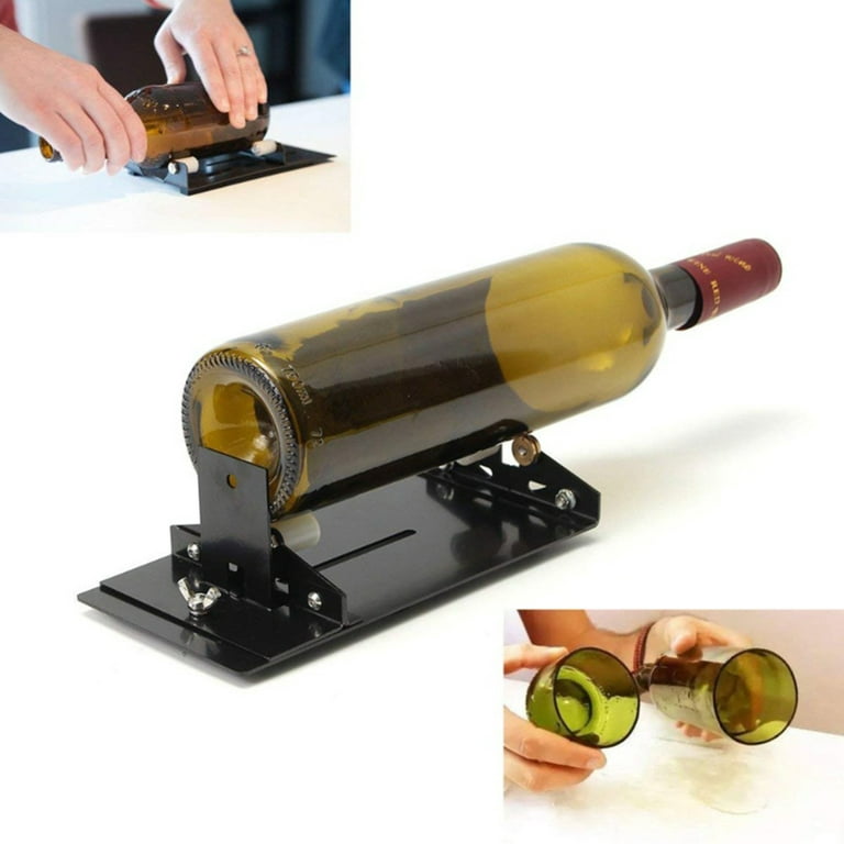 Belupai Glass Bottle Cutter Square and Round Bottle Cutter Wine Bottle and Beer Bottle Cutter Tools and Accessories Tool Kit (Upgraded Version), Size