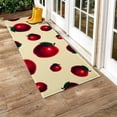 thumbnail image 3 of Multifunctional Long Strip Apple Rugs Summer Series Non-Slip Backed Mat Apple Doormat, Fruit Kitchen Mats Set of 2 (17" X 47"+17" X 30"), 3 of 6