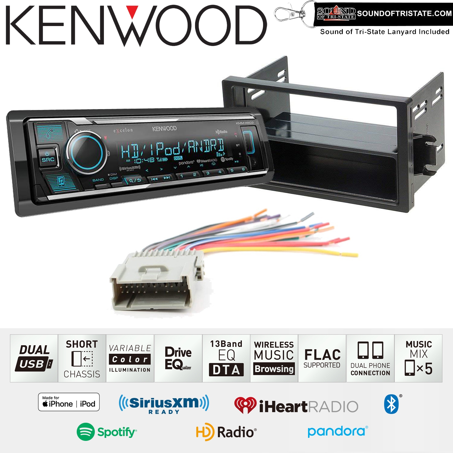 Kenwood Excelon KMMX503 Digital Media Receiver 20002005 Saturn S/L