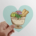 thumbnail image 1 of biscuit cup ice ball Heart Vinyl Sticker Bicycle Bottle Decal, 1 of 3
