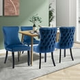 WingBack Dining Chair with Nailhead Trim Set of 4