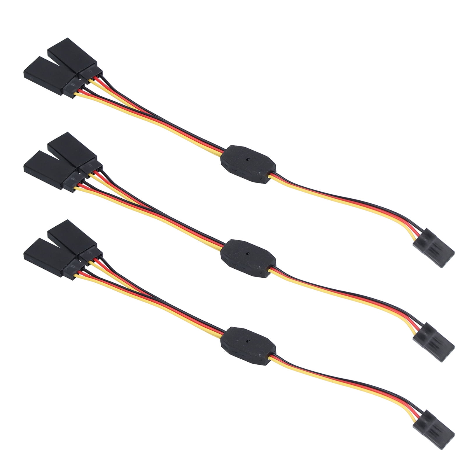 Servo Cable, 10 Pcs Servo Splitter Cable 1 Male To 2 Female Cable For