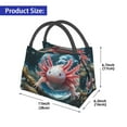 thumbnail image 2 of Easygdp Bubbles Axolotl Fantasy Bolsa de Almuerzo Insulada Reutilizable, Bolsa de Mano y Bandolera para Oficina, Trabajo, Viajes, 2 of 6
