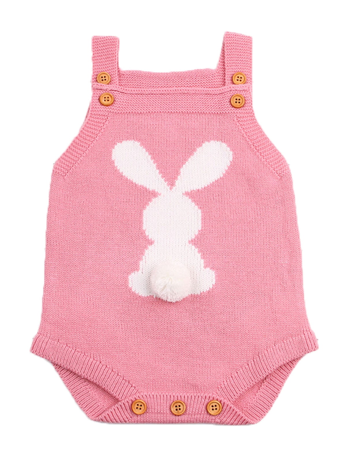 Easter Unisex Baby Knitting Romper Infant Rabbit Outfits Cute Bodysuit