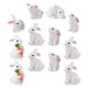 thumbnail image 3 of 12 Pcs Home Decoration Easter Cupcake Toppers Easter Table Decorations Garden Animal Miniature, 3 of 3