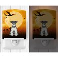 thumbnail image 2 of Caroline's Treasures BB4320CNL Halloween Miniature Schnauzer Salt and Pepper Ceramic Night Light, 6x4x3", multicolor, 2 of 2