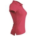 thumbnail image 2 of Ma Croix Women's Casual Slim Fit Polo Shirts, 2 of 4