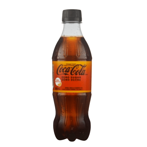 Coca-Cola Zero Sugar Orange Cream, 500 ml bottles, Case Of 24 - Canadian Edition - Beverage - Pallet - BB: Fresh Date