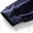 thumbnail image 5 of Mens Fleece Lined Sweatpants Drawstring Elastic Waist Jogger Pants Winter Warm Long Pants, 5 of 7
