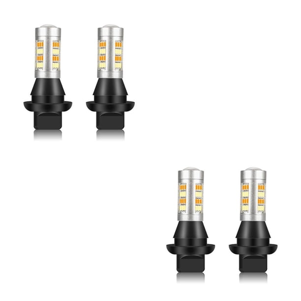 Speravity 2 piezas de luz de giro de alto brillo para coche, lámpara de señal de vehículo DRL, repuestos de iluminación para actualización Type1 NO1