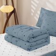 thumbnail image 5 of Manfei Dreamy Princess Bows Zipper Twin Comforter Sets with Fitted Sheet and 2 Pillowcases,Cartoon Bowtie Ribbon Zipper Bedding Set,Reversible,4-Piece, 5 of 7
